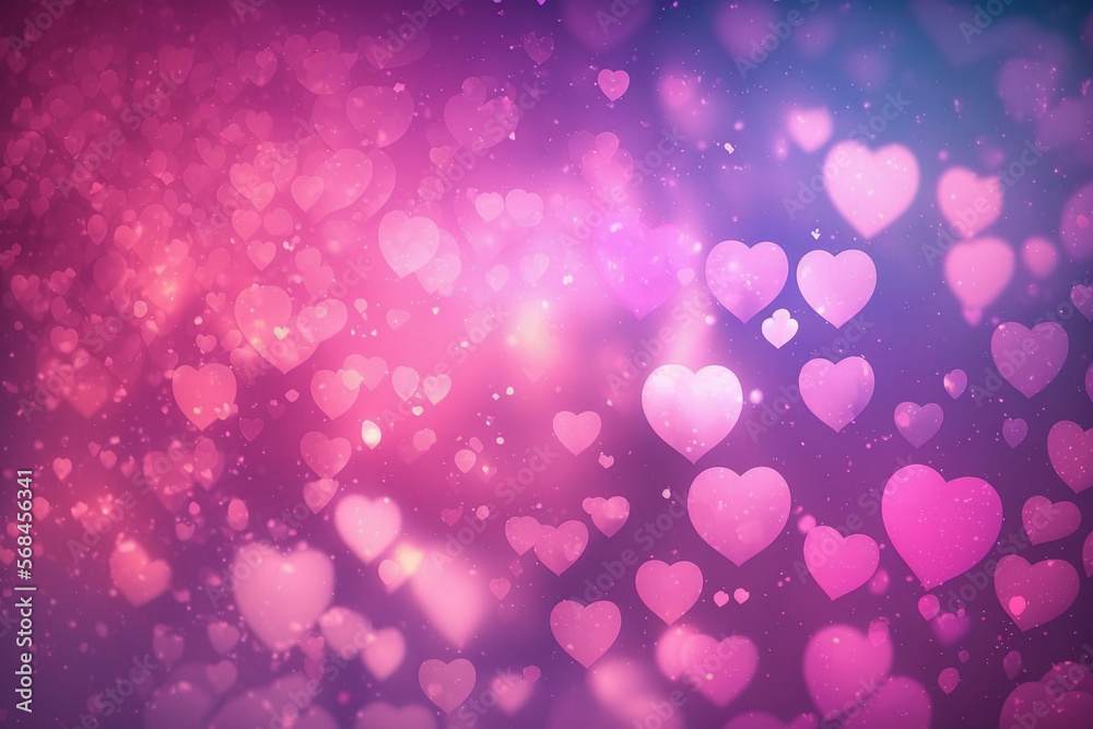Heart Shape in Pink and Black Color Gradient Background, Valentine Day Love Celebration Concept Generative Ai Heart Shape in Pink and Black Color Gradient Background, Valentine Day Love Celebration Concept Generative Ai