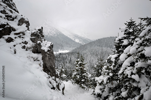 Tatry, zagrożenie lawinowe, zima, śnieg, zamknięte szlaki, góry, niebezpiecznie,
