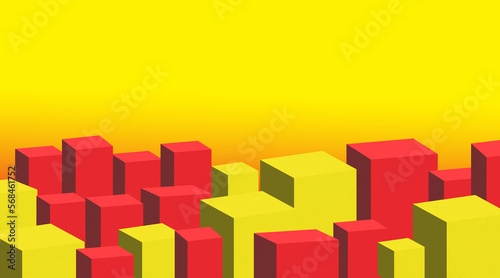 3D abstract background, 3d object illustration, 3d shape background design.