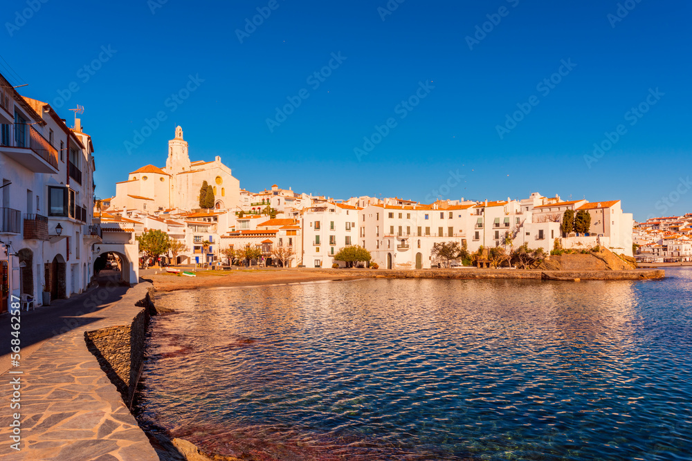 Cadaques is a town in the province of Girona, Catalonia, Spain, on the Costa Brava of the Mediterranean