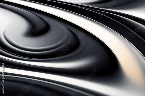 Black and white abstract background AI