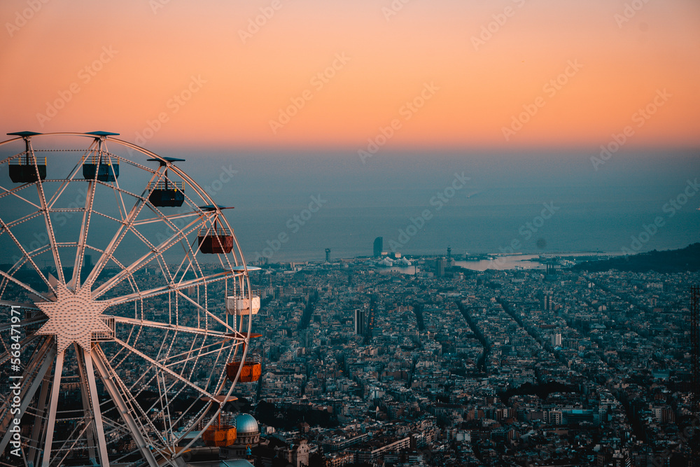 ferris wheel at night