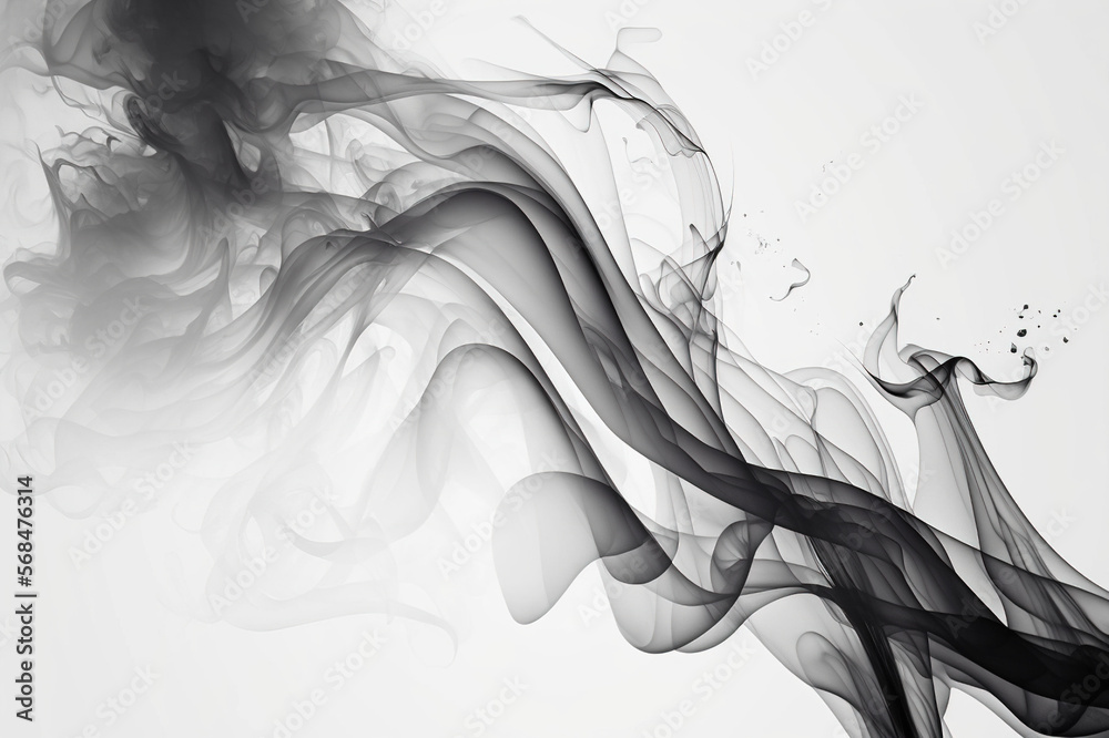 smoke on a white background smoke on a white background