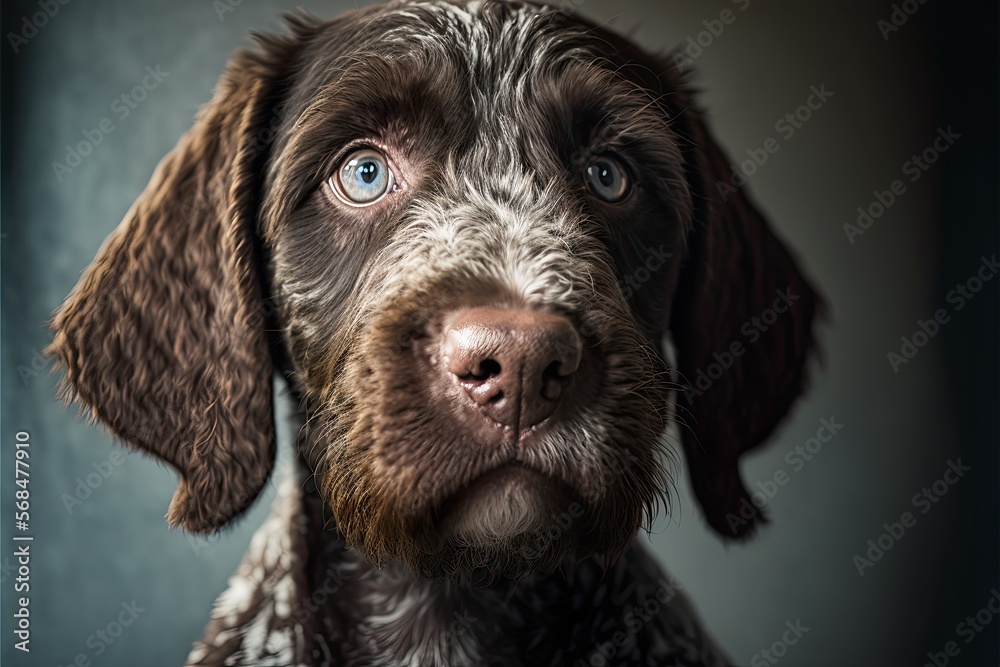 German wirehaired pointer puppy German wirehaired pointer puppy