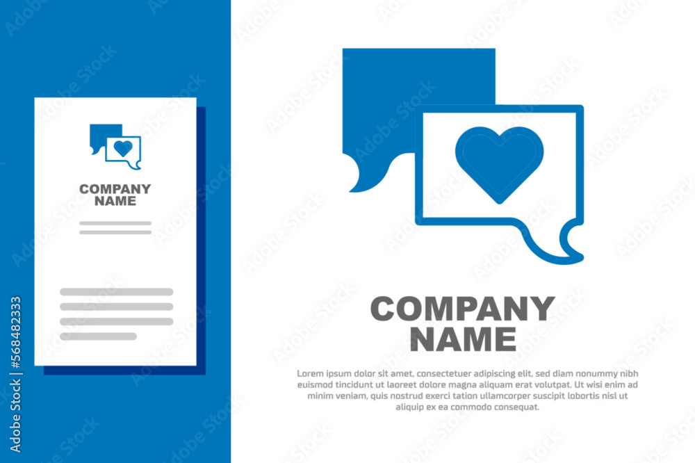 Blue Speech bubble chat icon isolated on white background. Message icon. Communication or comment chat symbol. Logo design template element. Vector Blue Speech bubble chat icon isolated on white background. Message icon. Communication or comment chat symbol. Logo design template element. Vector