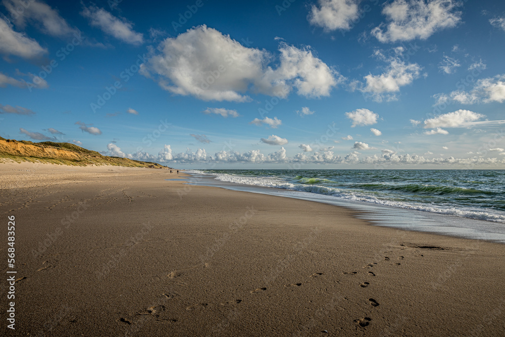 Der Strand in Kampen auf Sylt
