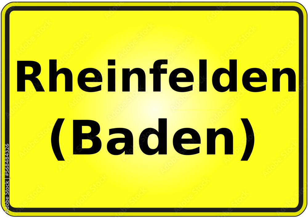 Stadteingangsschild Deutschland Stadt Rheinfelden (Baden) Stadteingangsschild Deutschland Stadt Rheinfelden (Baden)