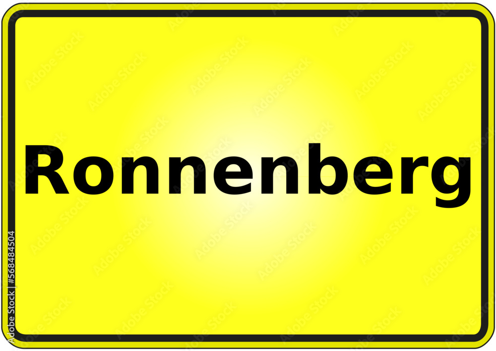 Stadteingangsschild Deutschland Stadt Ronnenberg Stadteingangsschild Deutschland Stadt Ronnenberg