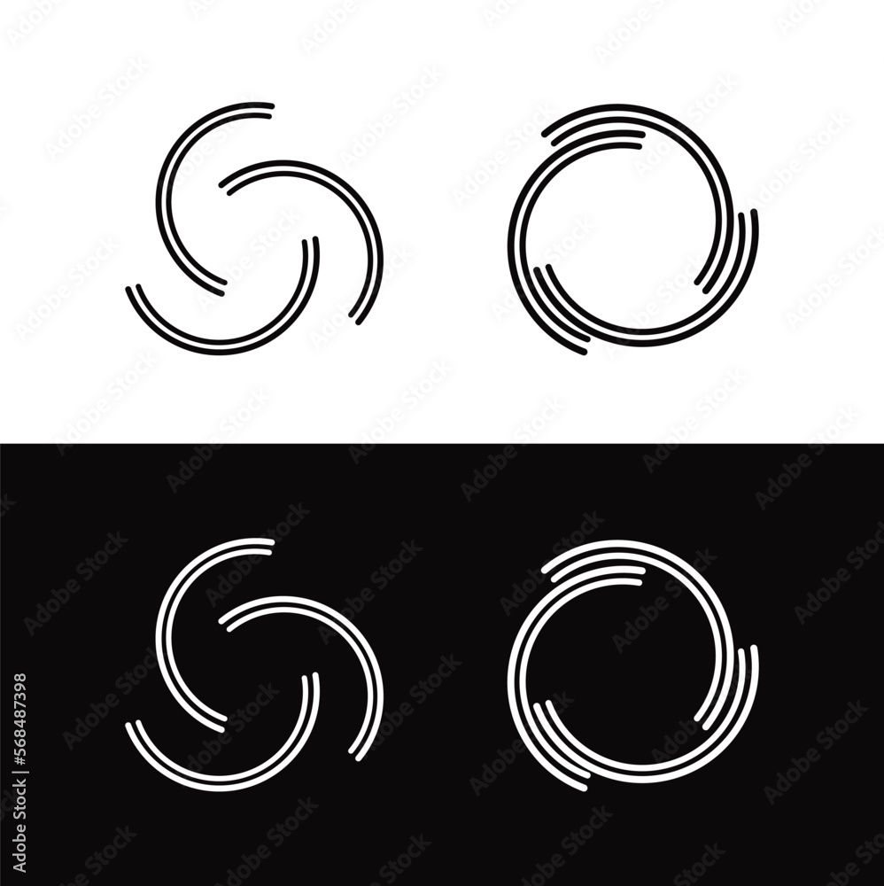 Circle vector logo template design . Circle icon . Circle silhouette Circle vector logo template design . Circle icon . Circle silhouette