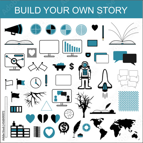 Erstelle deine eigene Geschichte - Visual Storytelling Elemente