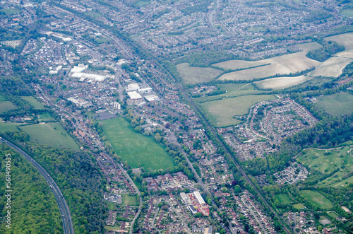 Aerial View of Loudwater and High Wycombe, Buckinghamshire photo