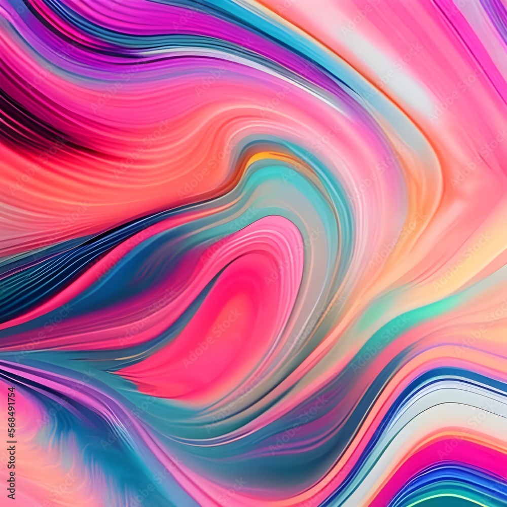 Obraz premium Abstract colorful liquid
