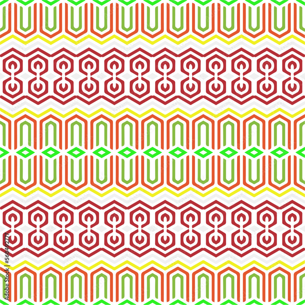 Vector geometric ornament in ethnic style. Seamless pattern with abstract shapes, repeat tiles. Repeating pattern for decor, fabric,textile and fabric. Vector geometric ornament in ethnic style. Seamless pattern with abstract shapes, repeat tiles. Repeating pattern for decor, fabric,textile and fabric.