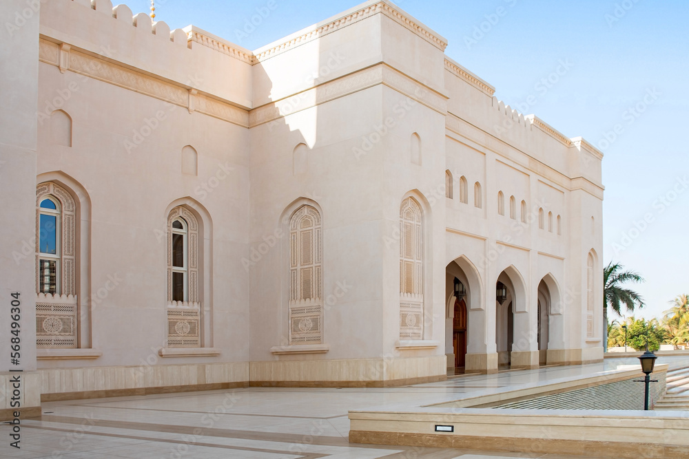 Sultan Qaboos Grand Mosque, the largest mosque in the southern part of the Sultanate of Oman, Salalah 