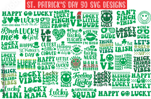 St. Patrick's Day SVG Cut Files Bundle -St Patrick's day SVG, St Patrick's Day Bundle SVG, Patrick's Day Bundle SVG, Lucky SVG Bundle, Digital Download