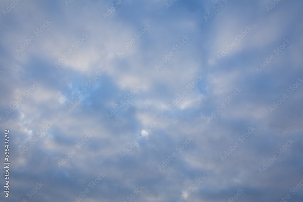 Abstract clouds in sky background.