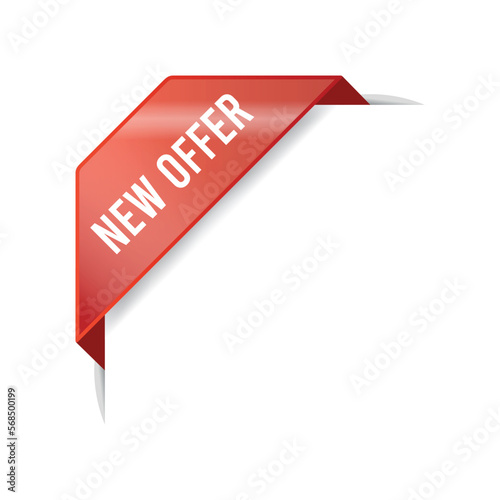Free Download New Offer Advertisement Corner Banner Vector Template - GFXLoad