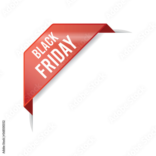 Black Friday Advertisement Corner Banner Vector Template Free Download Black Friday Advertisement Corner Banner Vector Template - GFXLoad