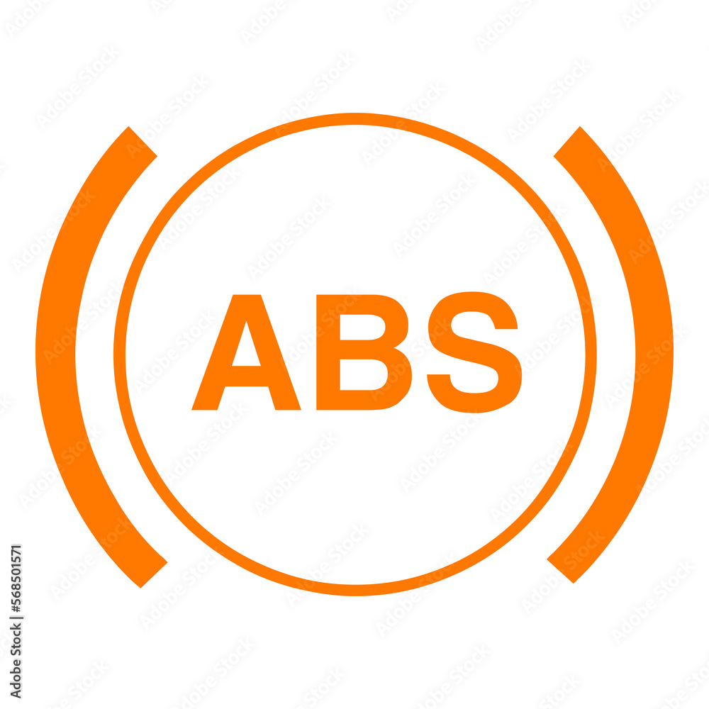 ABS symbol icon illustration ABS symbol icon illustration