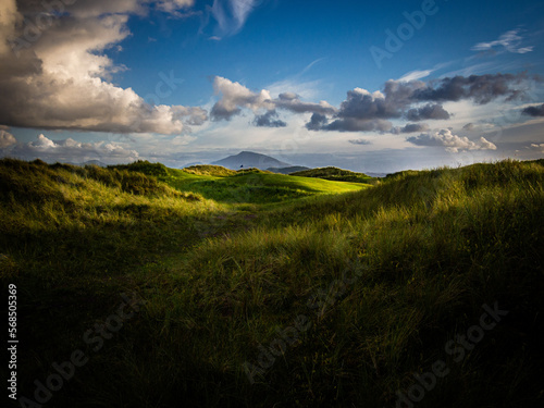 Typischer Linksgolfplatz in Irland, Rospanna Sheephaven Bay