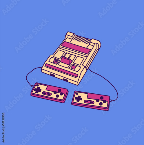 Retro video game console