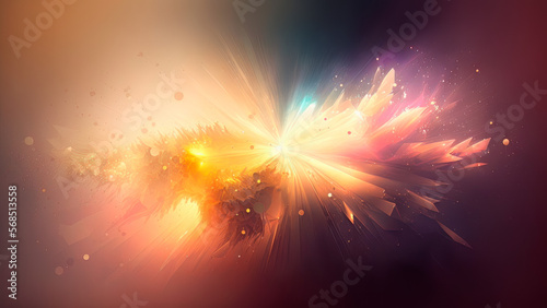 Color Nova Explosion Background