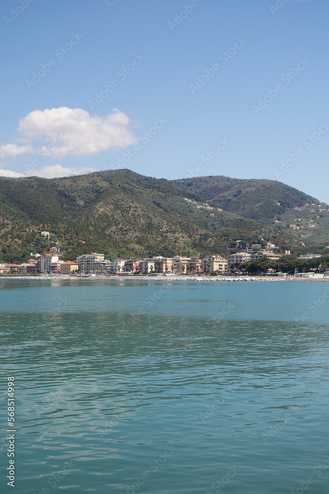 Sestri Levante town in Ligurian Riviera, Italy