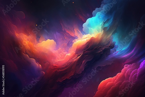 colorful abstract background , ai generated 