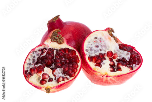 pomegranate isolated