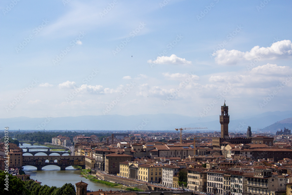 A panoramic view of the Florence skyline.