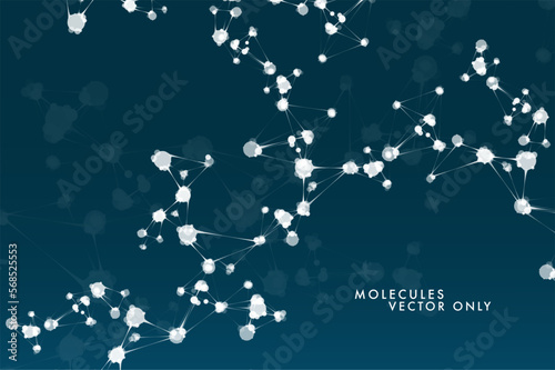 Abstract molecules design.