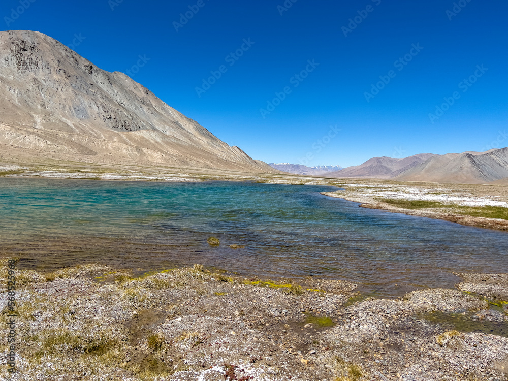 The clear water in Pamir.
