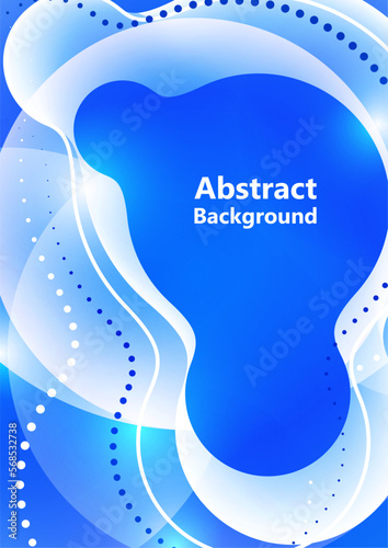 Abstract colorful background with vibes and circles. Composition of dynamic figures. Round shapes and circular design for wallpapers, banners, backgrounds or landing. Vector