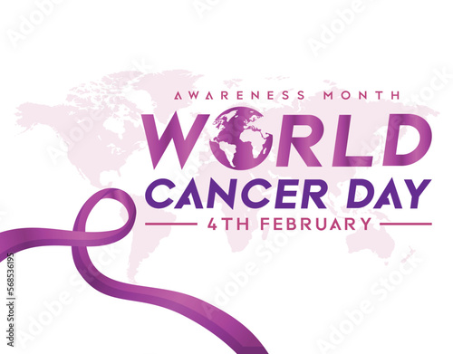 World cancer day campaign, world cancer day poster