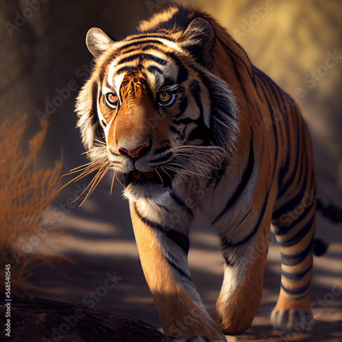 tiger portrait Art