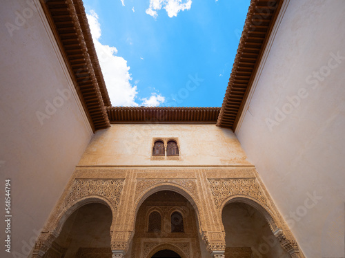 Nasrid Palaces in the Alhambra in Granada, Andalusia, Spain, Unesco heritage