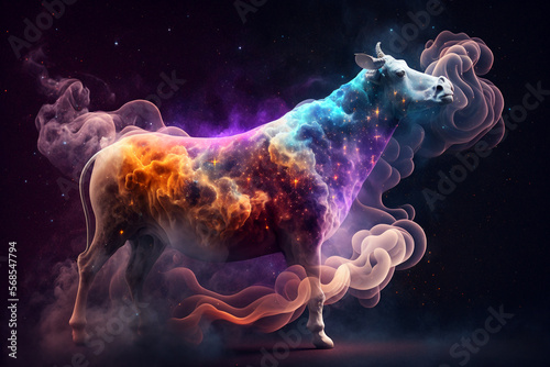 Spirit animal - Ox, Generative AI © Alcuin