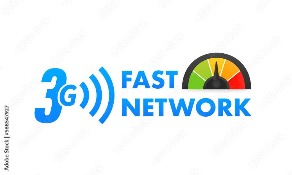 3g fast network logo. The concept of high-speed 3g Internet. Abstract symbol of 3g network speed. Speedy in motion logo design. Vector illustration 3g fast network logo. The concept of high-speed 3g Internet. Abstract symbol of 3g network speed. Speedy in motion logo design. Vector illustration