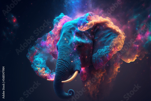 Spirit animal - Elephant, Generative AI