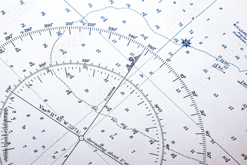 Old navigation chart