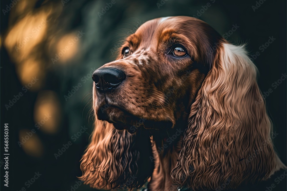 English Cocker Spaniel dog