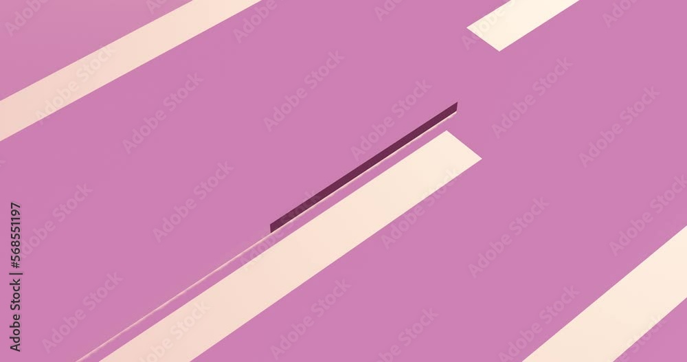3d render with pink and white simple rectangles background