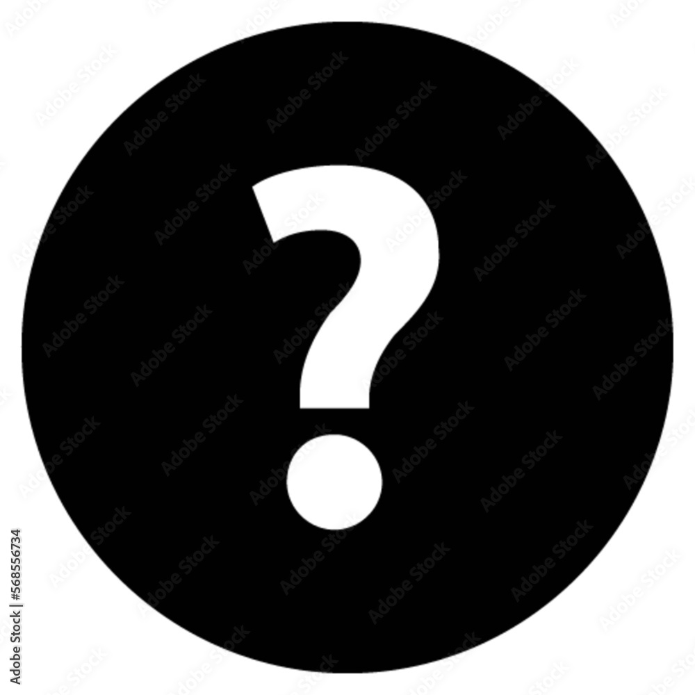 question mark vector, icon, symbol, logo, clipart, isolated. vector illustration. vector illustration isolated on white background.