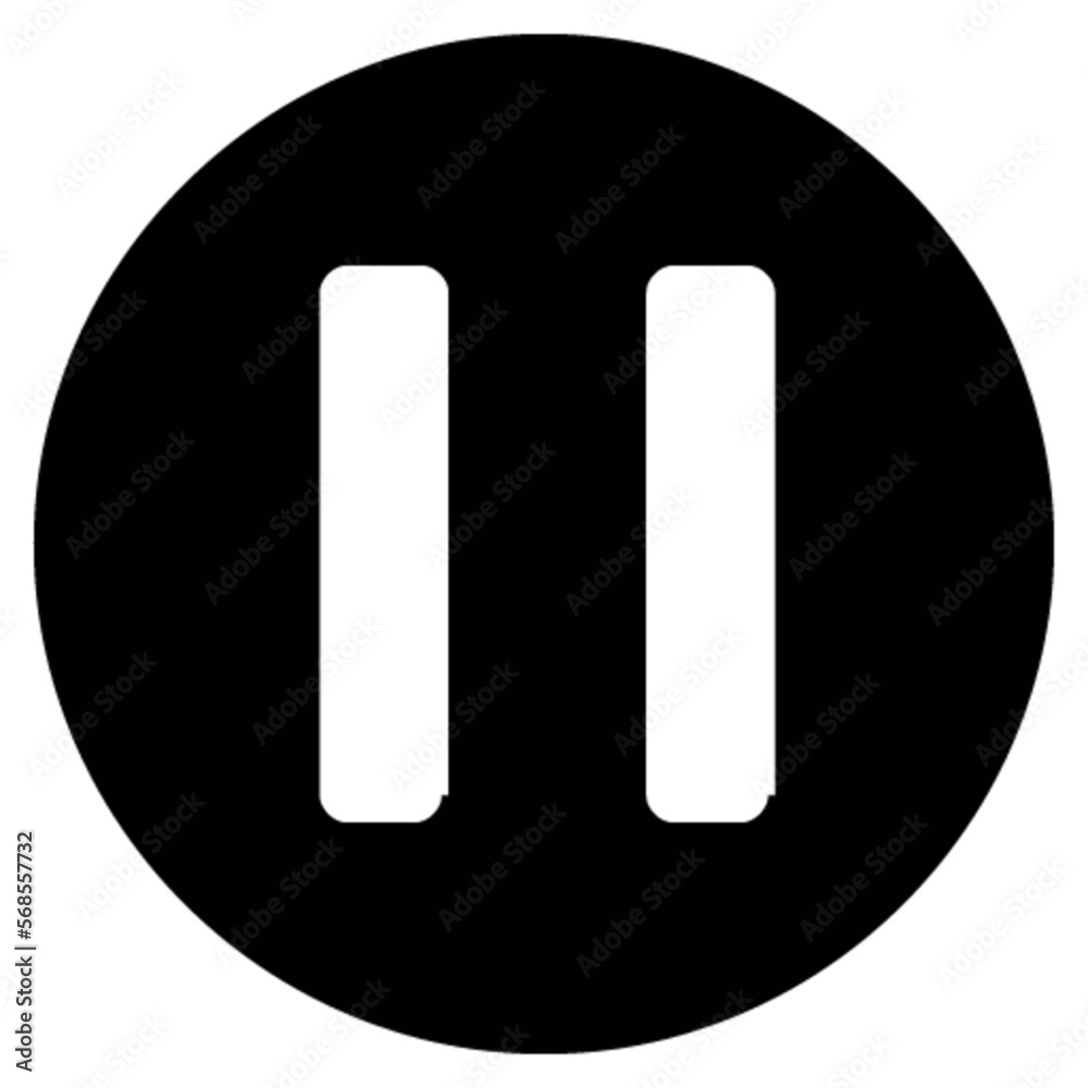 pause button vector, icon, symbol, logo, clipart, isolated. vector illustration. vector illustration isolated on white background. pause button vector, icon, symbol, logo, clipart, isolated. vector illustration. vector illustration isolated on white background.