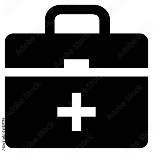 medical bag vector, icon, symbol, logo, clipart, isolated. vector illustration. vector illustration isolated on white background.