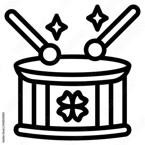 saint patricks drum icon