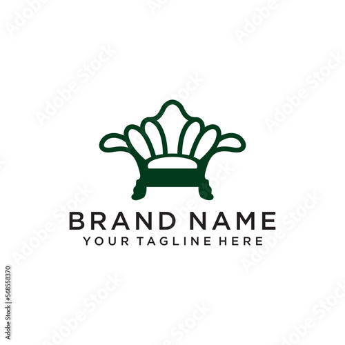 home furnishing logo design template