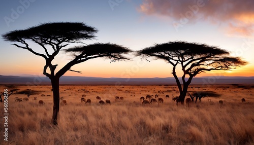 Spectacular Serengeti Sunset