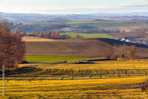 autumn landscape from Bohemian and Moravian highlands