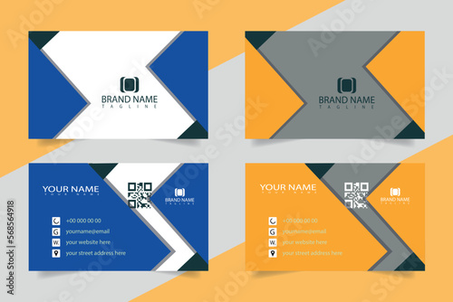 Visiting card or Business Card design template for personal or corporate use